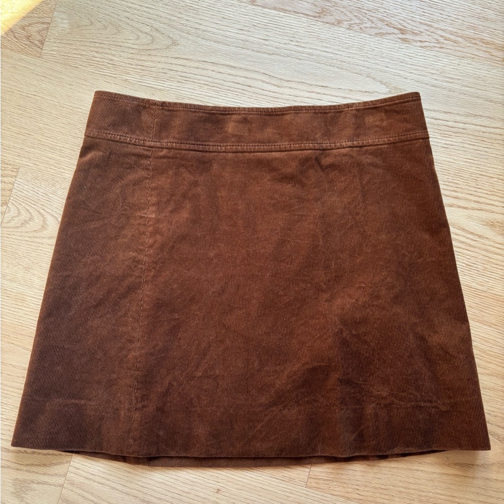 J. Crew brown mini skirt